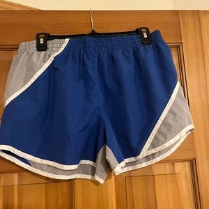 Danskin blue athletic shorts , size large